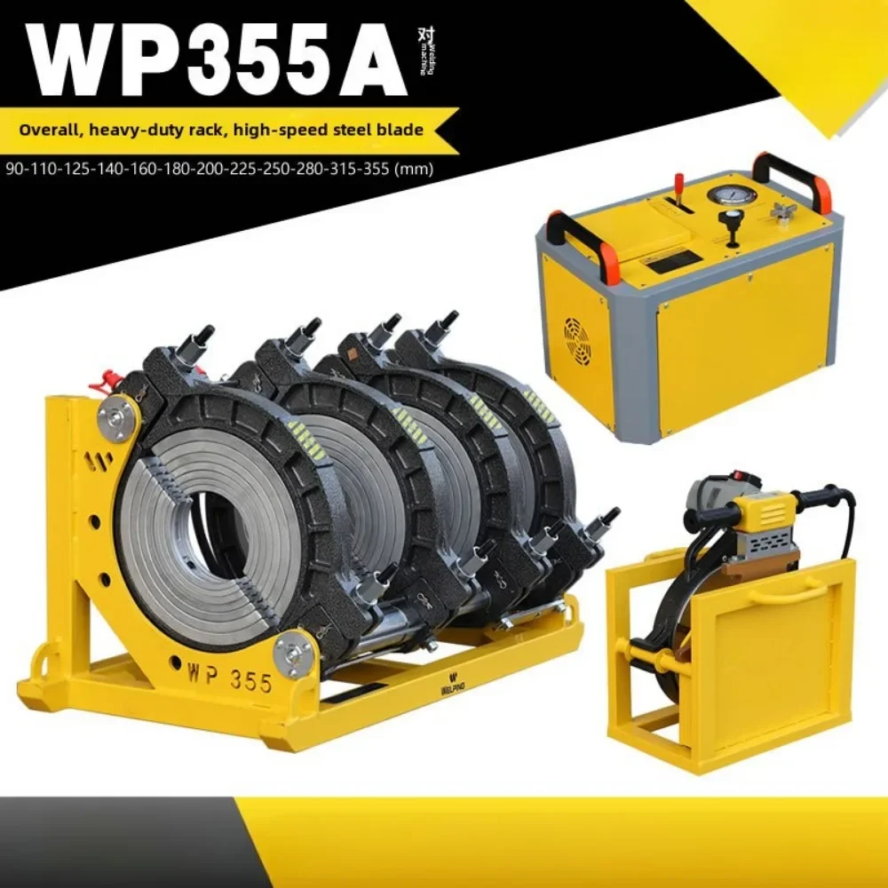 WP355A hydraulic welding machine pe pipe butt welding machine