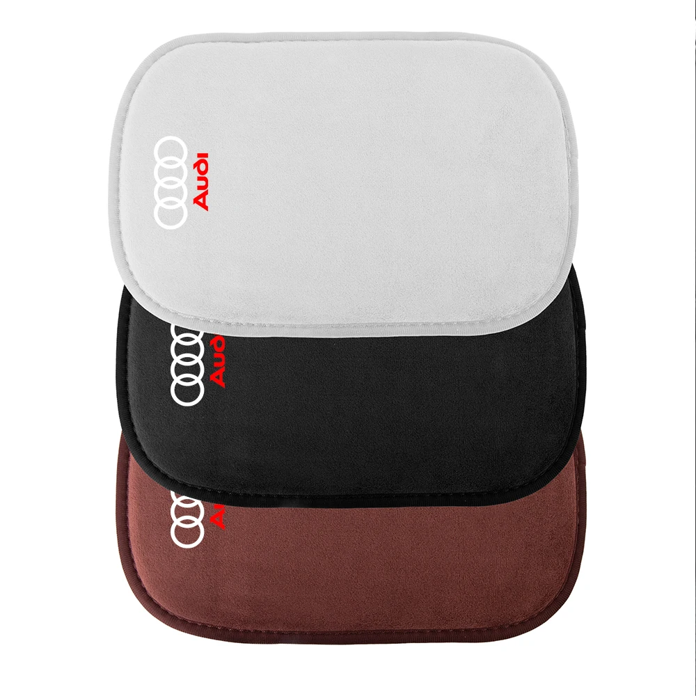 Car Armrest Storage Box Mat Center Sonsule Arm Rest Protection Cushion Center Cover for Audi C7 S6 Q5 8R Q7 S2 RS SLine B8 B7 A3