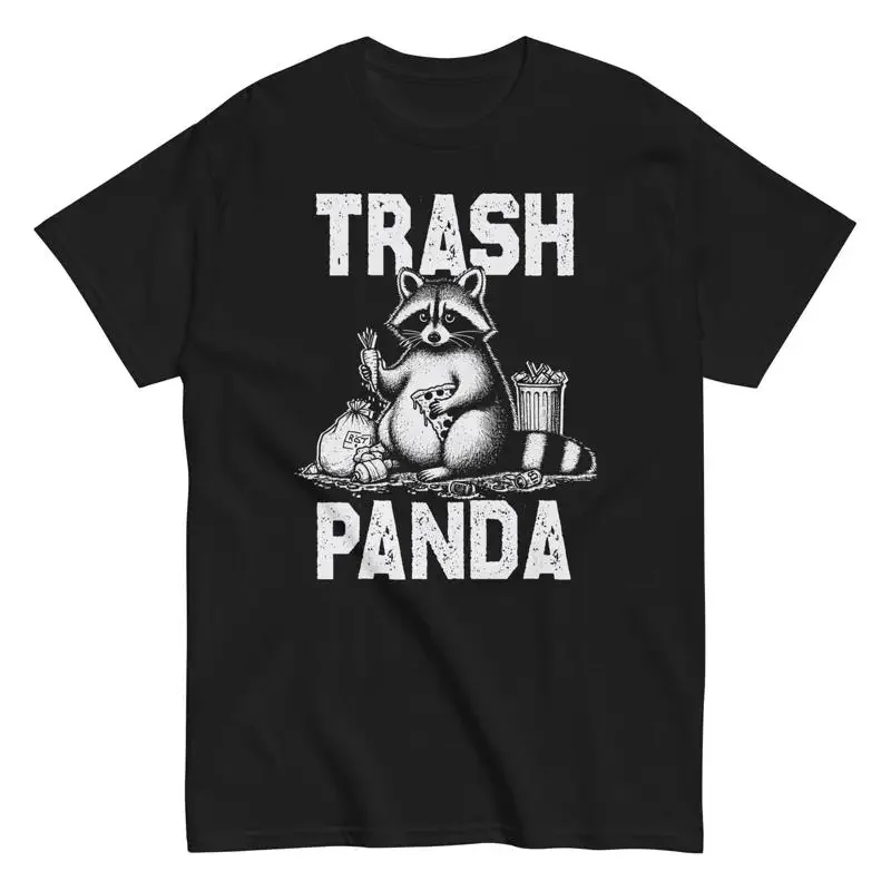 Raccoon Trash Panda Meme Men'S Cotton T Shirt Lover Novelty Funny