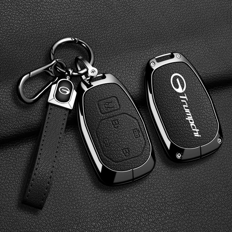 

Car Zinc Alloy Key Case Holder Cover For GAC Trumpchi GS7 GS8 GM8 GS5 GA6 GM6 GN8 Empow J15 J16 2023 2022 Interior Accessories