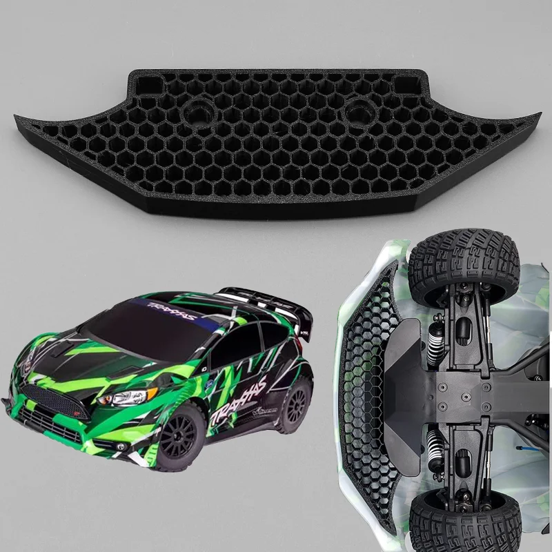 for 1/10 TRAXXAS RC Ford Fiesta ST Rally VXL Simulation TPU Front Collision Protection Support Rally-Bred Car #74276-4