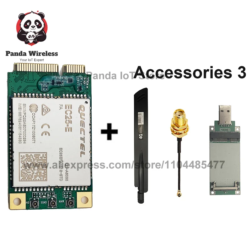 Quectel EC25 Series EC25-E/EC25-EU/EC25-A/EC25-AF/EC25-AFXD/EC25-AUX/EC25-EC/EC25-G/EC25-AFX/EC25-EUX  LTE Mini PCIE with kits
