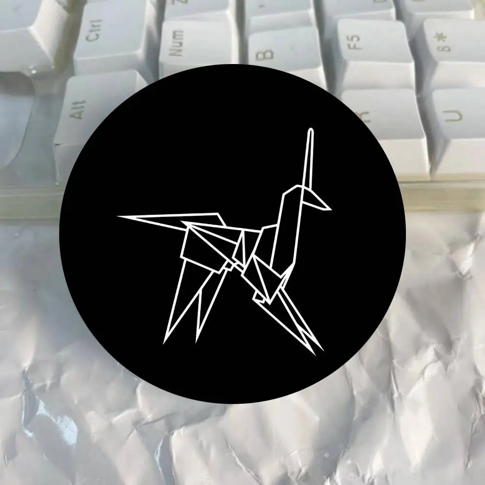 Blade Runner Origami Einhorn Weiß Runde Abzeichen Kreative Brosche Kleidung Rucksack Zubehör Anstecknadel