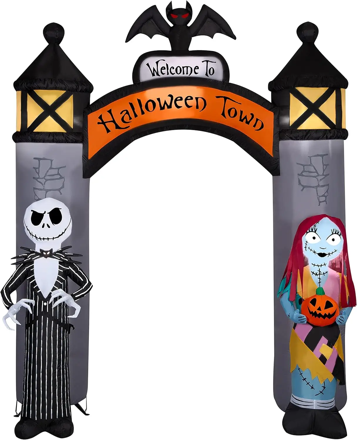 Nightmare Before Christmas Airblown Inflatable NBC Welcome to Halloween Town Archway