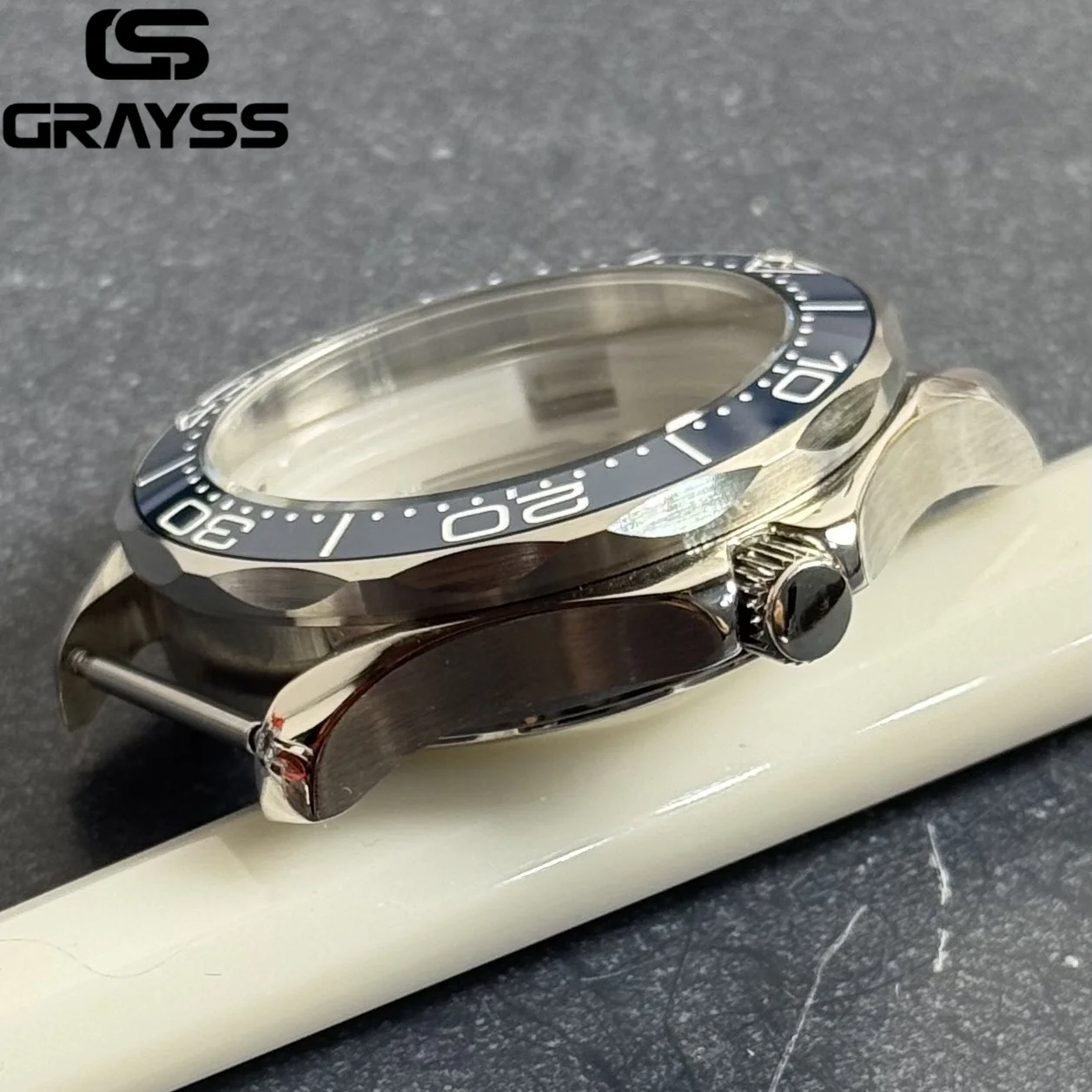 لفرس البحر 41 مللي متر حافظة ساعة من الفولاذ المقاوم للصدأ ST1612 ميوتا 8215 DG 2813 حركة أوتوماتيكية 10 متر ملحقات ساعة زرقاء مقاومة للماء