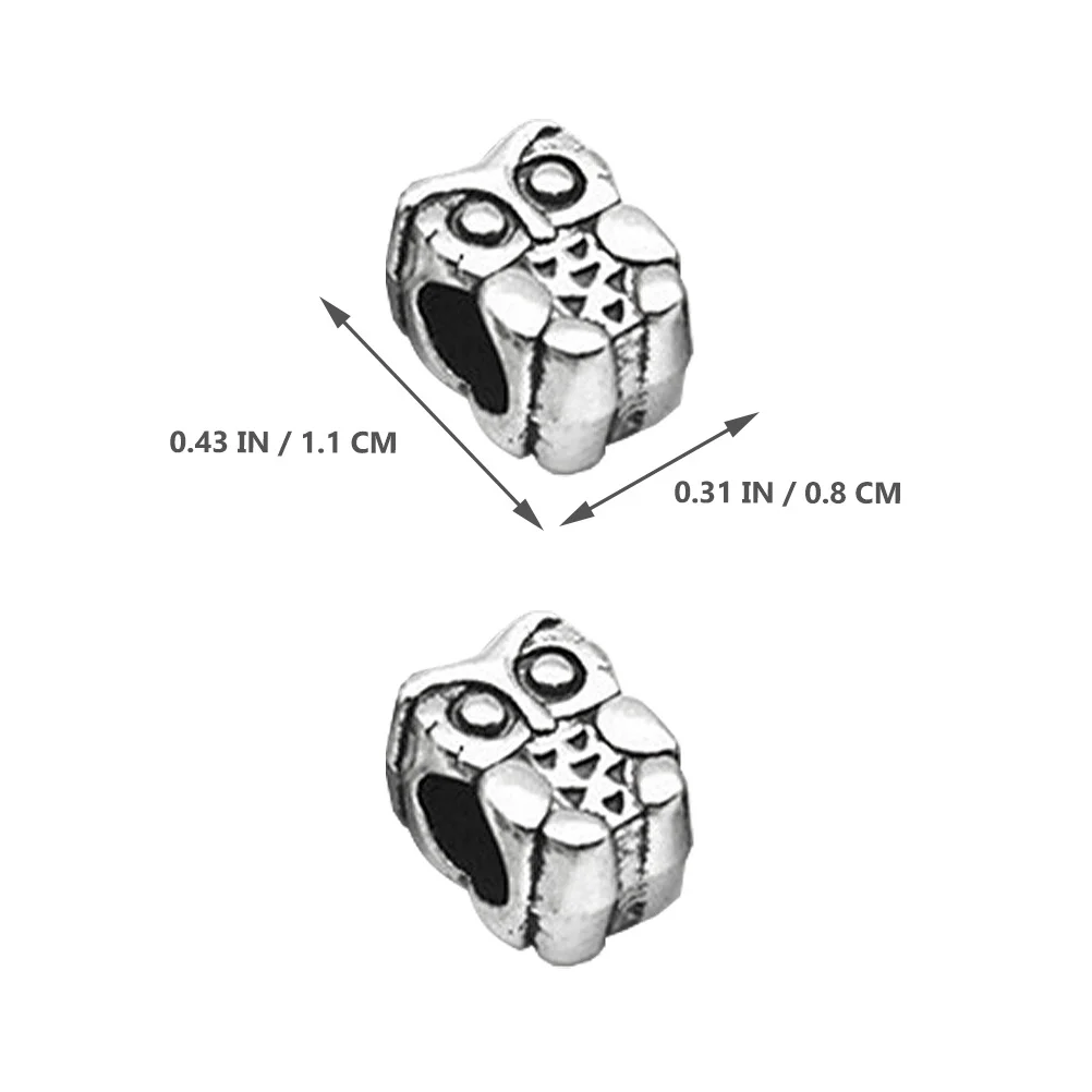 24 pezzi di scarpe in lega eleganti decorazioni gufo durevoli accessori fai da te ciondoli per lacci decorazioni per scarpe da donna