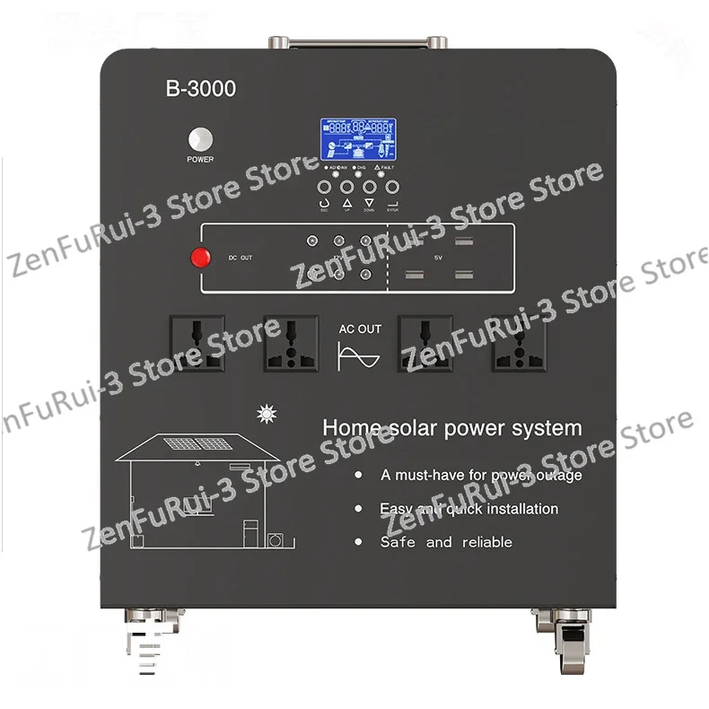 

3000W energy storage solar power supply 220V high-power UPS power supply household energy storage