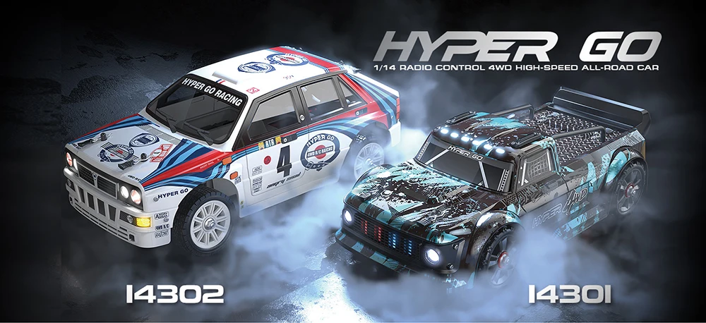 MJX 14301 14302 14303 Hyper Go RC Car Brushless 1/14 2.4G Remote Control 4WD Off-road Racing HighSpeed On Road RC Drift RallyCar