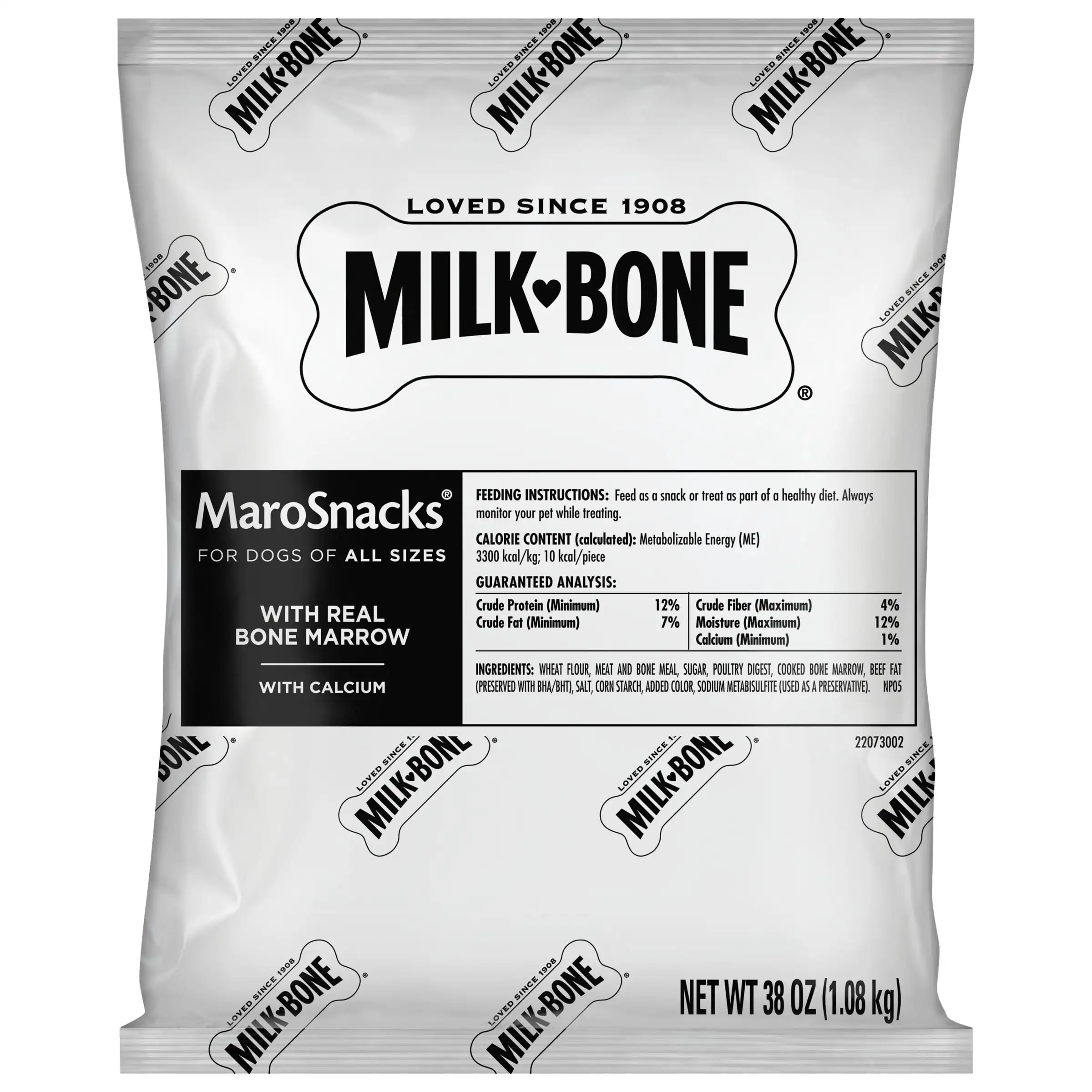 

MaroSnacks Real Bone Marrow Dog Treats with Calcium, Refill Packs, 38 oz, 2 pk