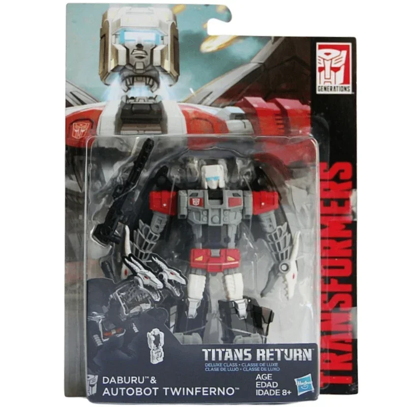 In Stock Hasbro Transformers Titans Return D-Class Doublecross Collectible Action Figure Anime Robot Model Official Kid Gifts