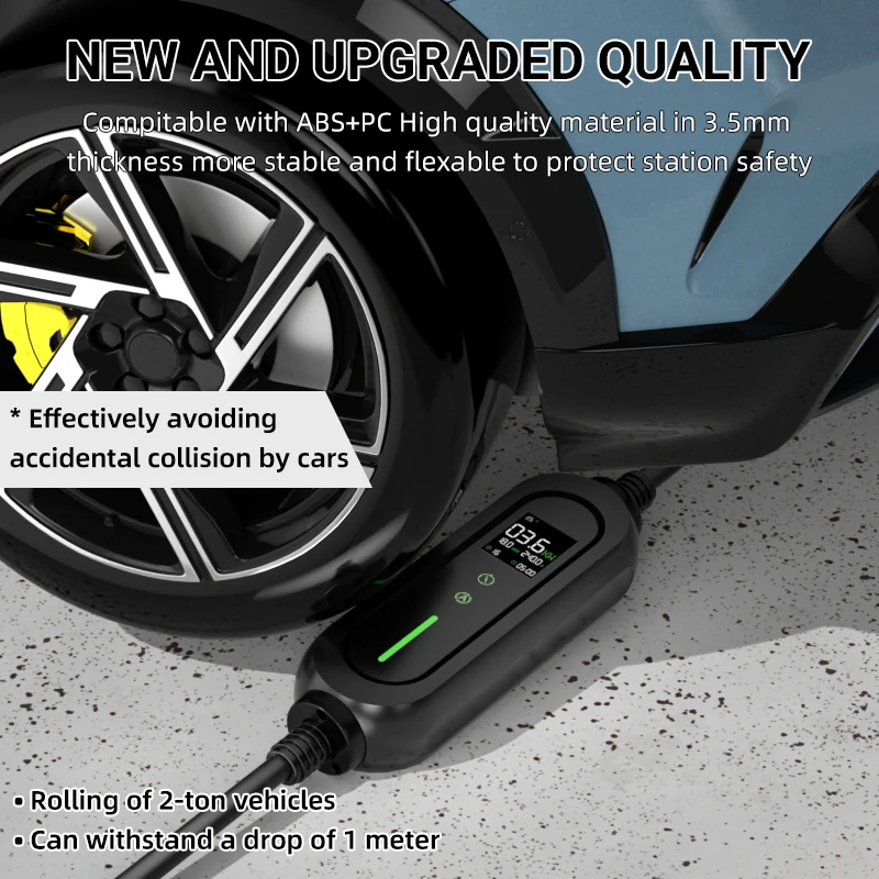 Kabel do ładowania EVSELink, przenośna ładowarka do pojazdów elektrycznych 3.5KW feyree 16A 1-fazowa Typ2 GBT 3.5M 5M IP66 AC do użytku domowego