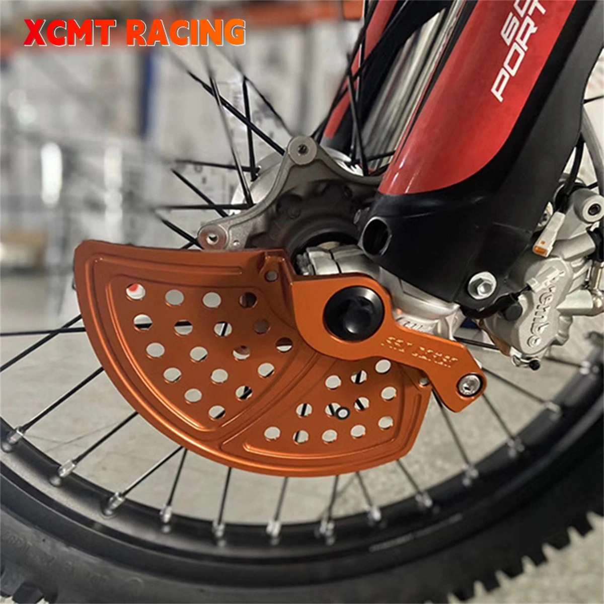 

CNC Axle Front Brake Disc Guard Protector Protector For KTM 125 150 200 250 300 350 400 450 500 XCW/XCF-W/EXC/EXC-F/6 Days 2023