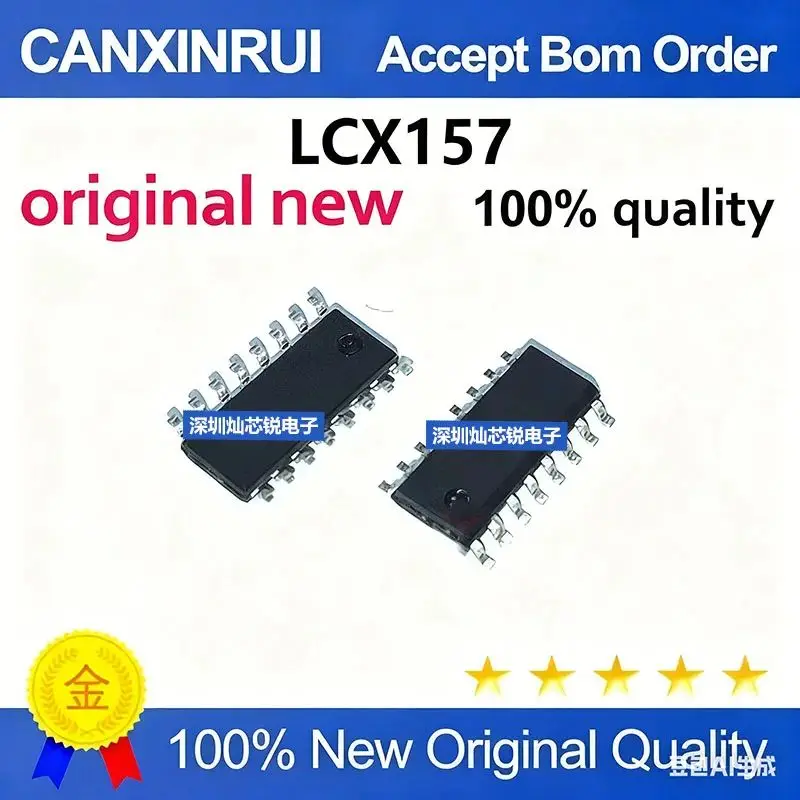 (5-100pieces)Brand New Original 74LCX157MX LCX157 SOP16