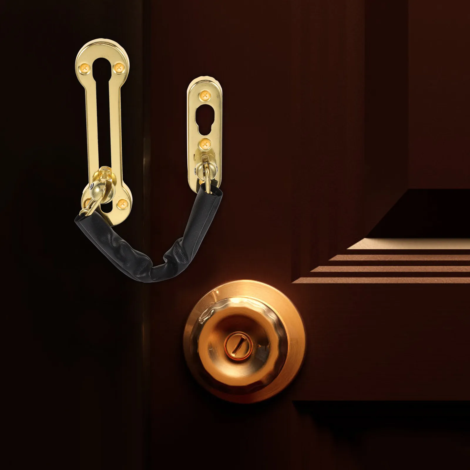 

Противовзломный дверной цепной замок из нержавеющей стали, усиленный, для дома и офиса, для межкомнатных дверей, устойчивый к царапинам и ржавчине