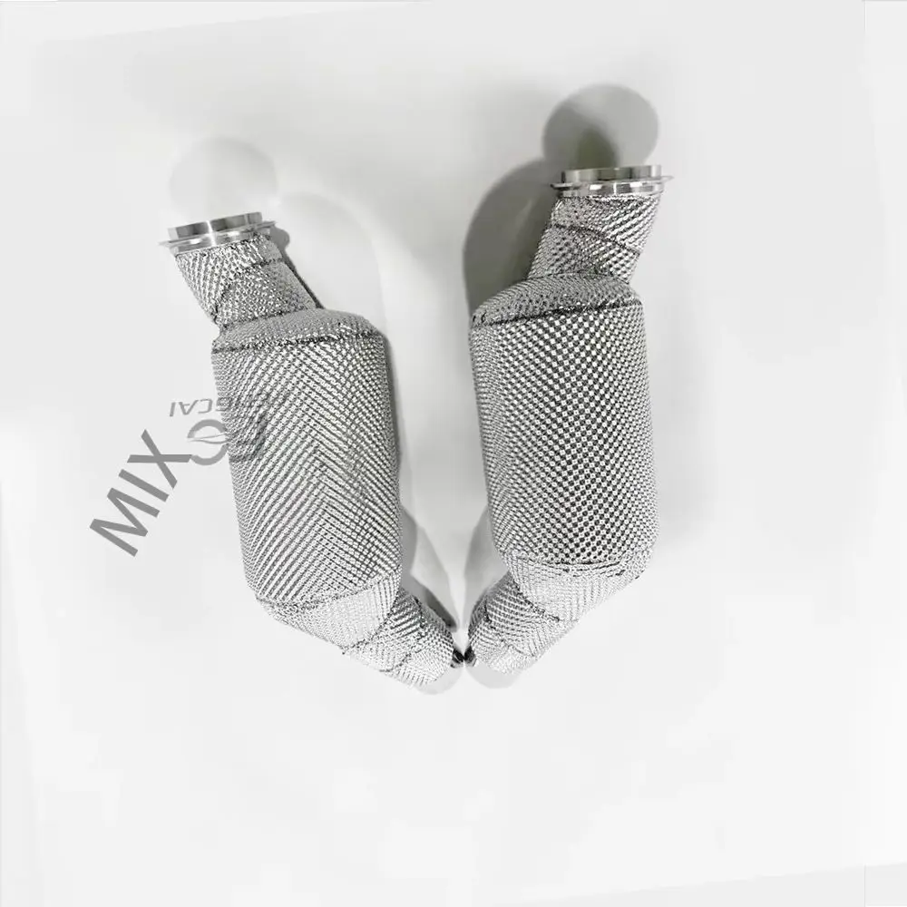 

Flow Exhaust for Maserati Quattroporte Trofeo 2.9T 2021-2024 Catted Downpipe With Insulated Exhaust Downpipe Header