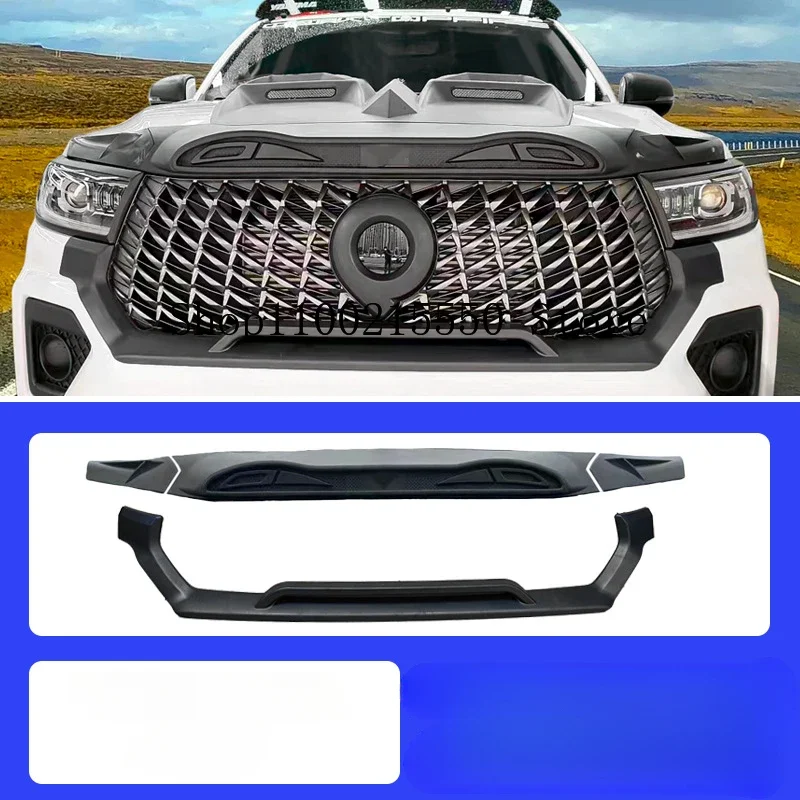 Front Bumper Grill Mask Radiator Grille For Great Wall Cannon GWM Poer Ute Pickup Retrofit Appearance Door Bowl Handle