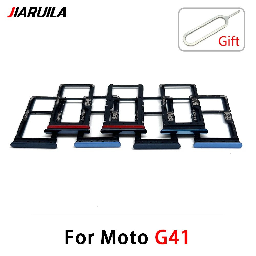 NEW Replacement SIM Card Holder Tray Chip drawe Slot Holder Adapter Socket part + Pin For Motorola Moto G22 G32 G42 G31 G41 G51