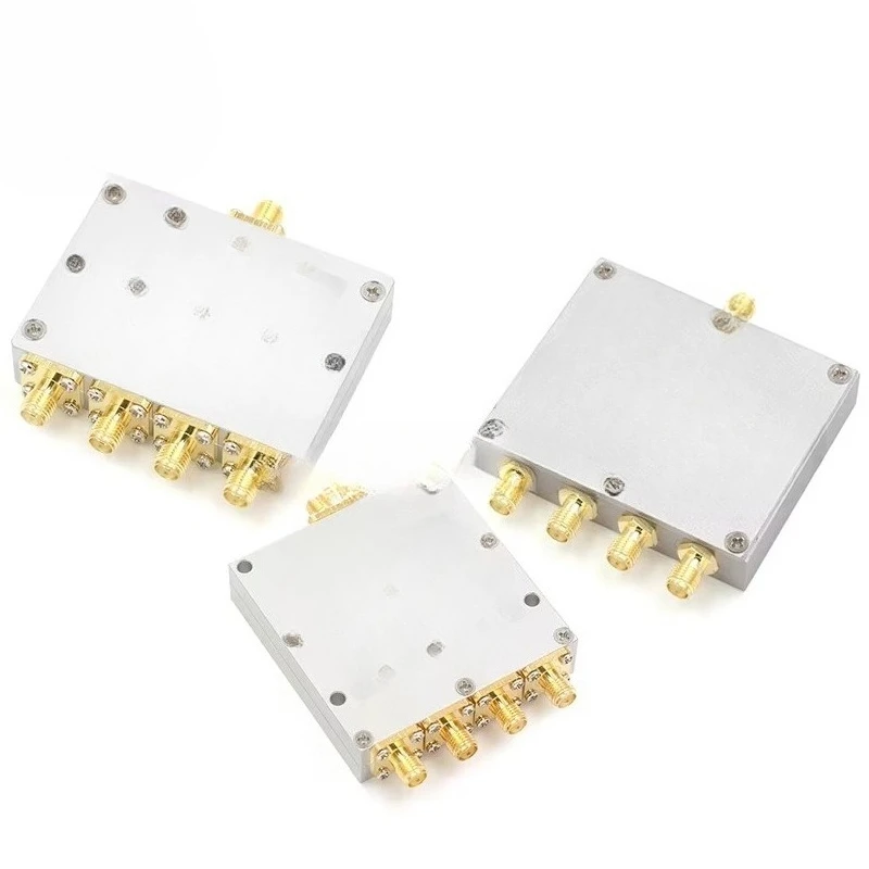 Splitter 1 to 4 0.6/0.7-6/8ghz 2000-8000MHz Power Divider Rf 4 Way Power Splitter with -female Connector RF Combiner