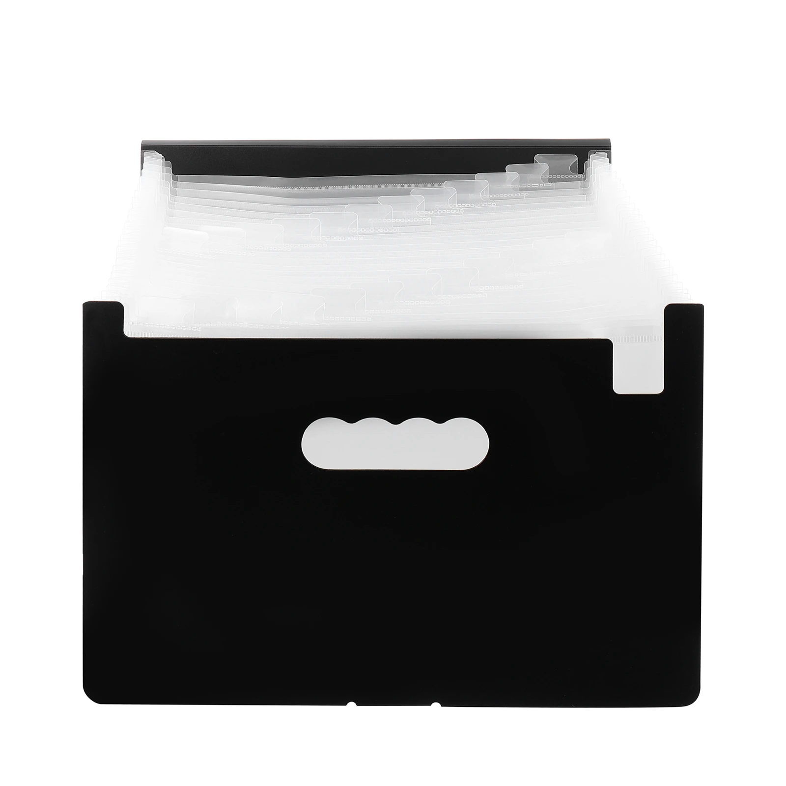 

1Pcs 24-Layer Document Folder Large Capacity File Organizer Flexible Flap Cord Closure Office Home School Travel Use