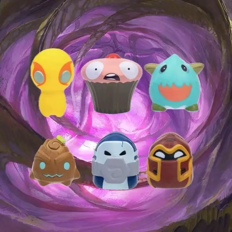 

Bard Maokai Lulu Poro Red BulueMinion Squish Ball Squish Toy Set Genuine Original Packaging Brand New