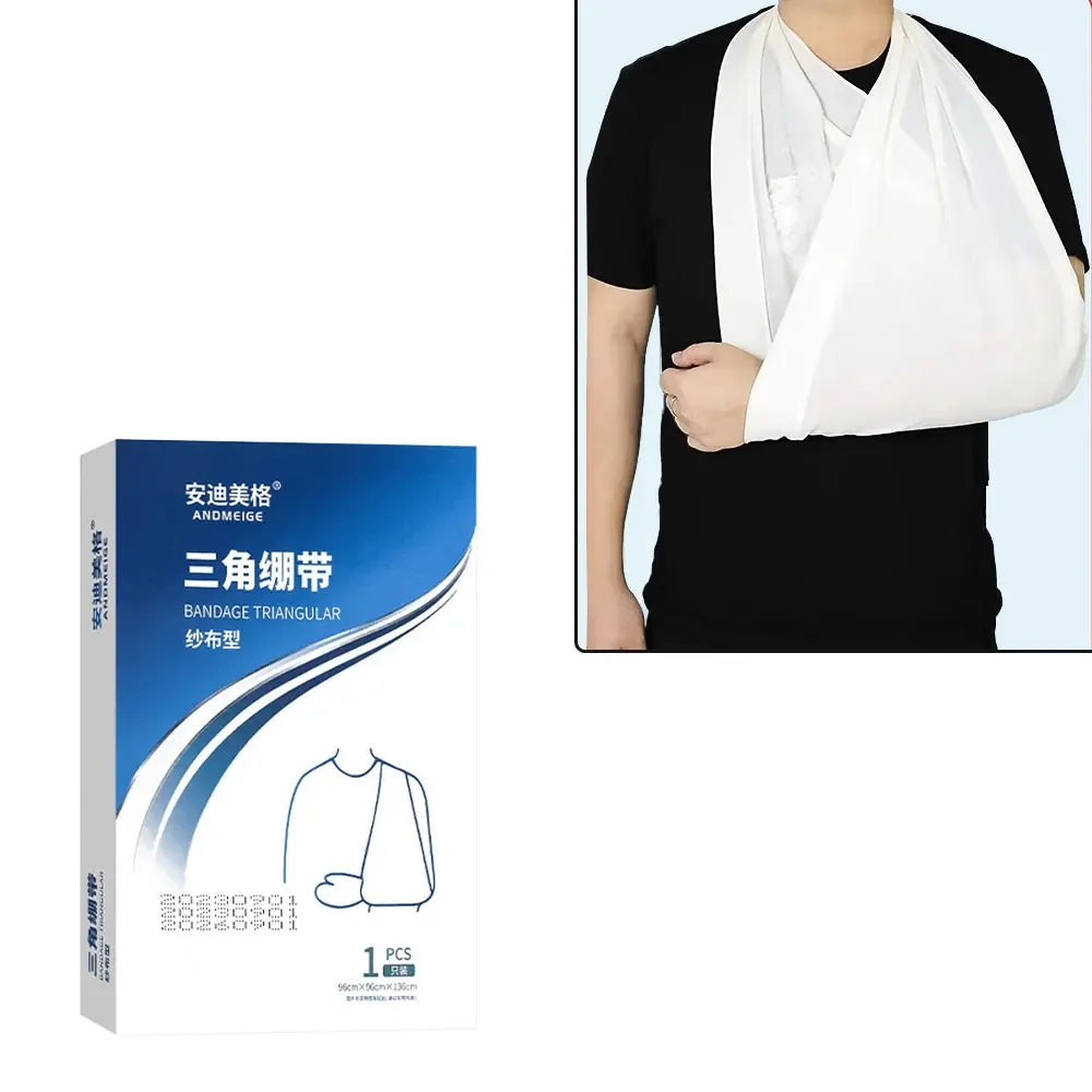 10pcs Medical First Aid Fracture Fixation for Adult Children Hand Bandage Triangular Bandage Gauze Outdoor Survival Bandage