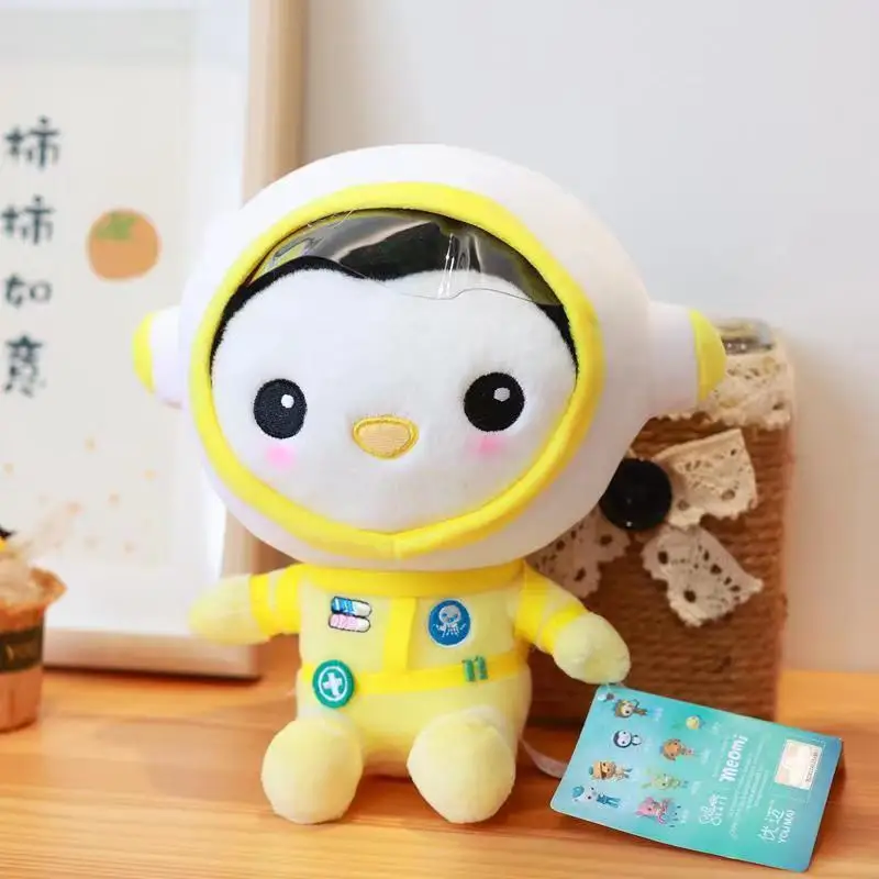 Original  Octonauts Plush Barnacle Peso Penguin Shellington Dashi Anime Plush Stuffed Party Kids Birthday Christmas Gift