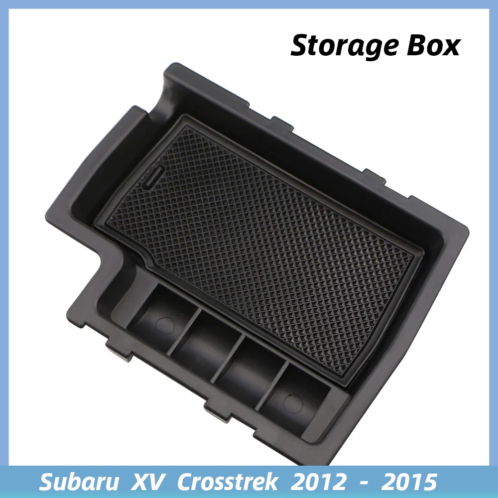 

Car Armrest Storage Box for Subaru XV Crosstrek 2012 - 2015 Armrest Console Case Box Container Stowing Organizer Accessories