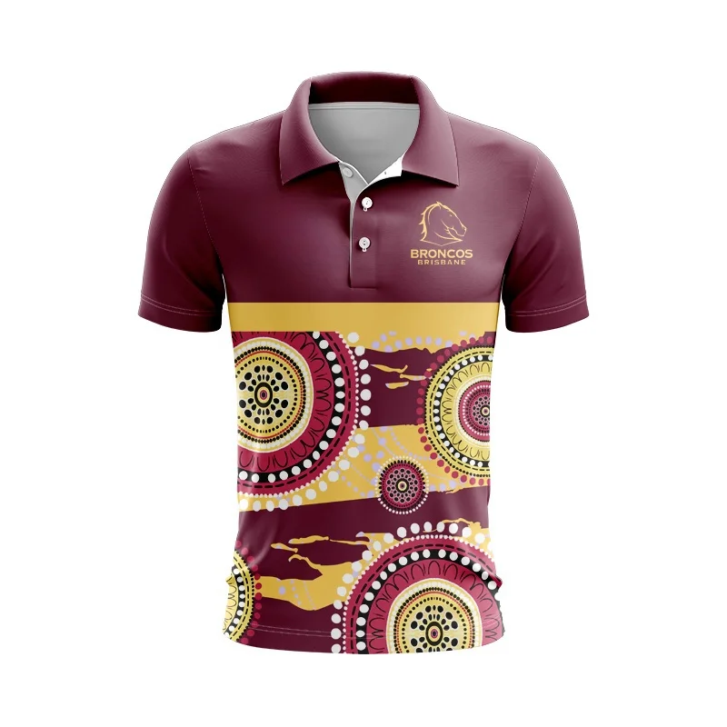 

POLO 2024 Brisbane Mustang Indigenous Rugby jerseys