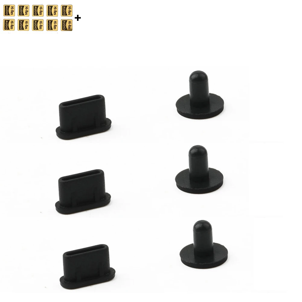 Dust Plugs for Sony Walkman, Type C Jack, NW-A306, NW-A307, NW- A105, A105HN, A106, A106HN, A100TPS, 3.5mm, 3Sets