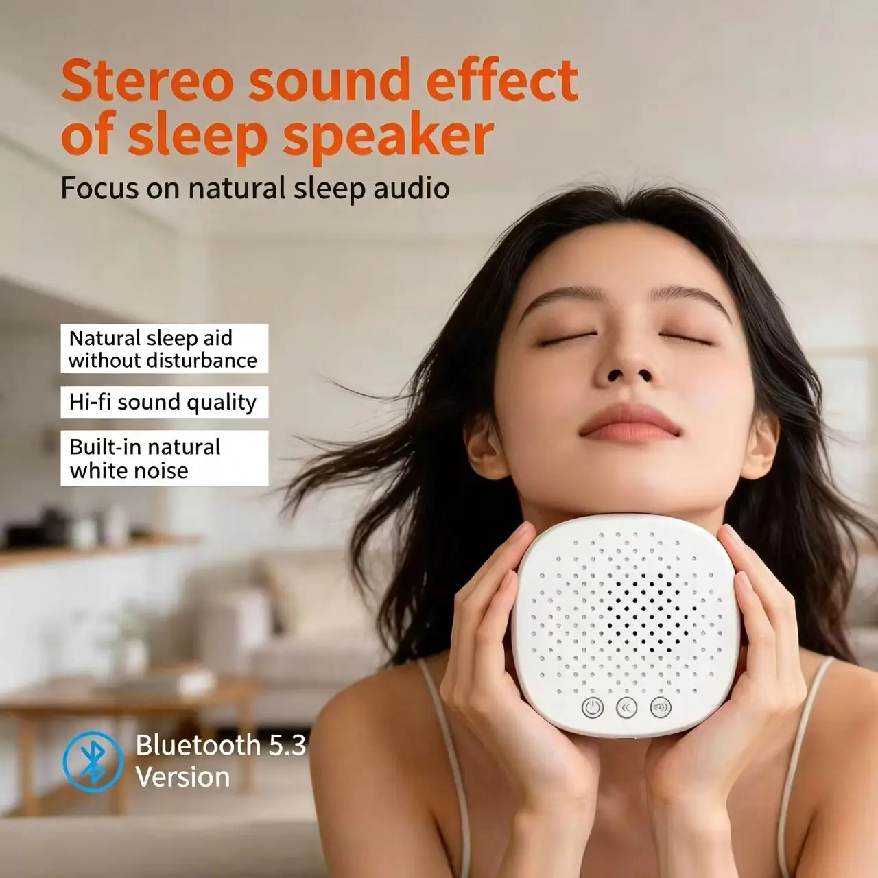 

2026 Portable Ultra-thin Under Pillow Bluetooth Speaker with Wireless White Noise to Relieve Insomnia and Real Sound Effects