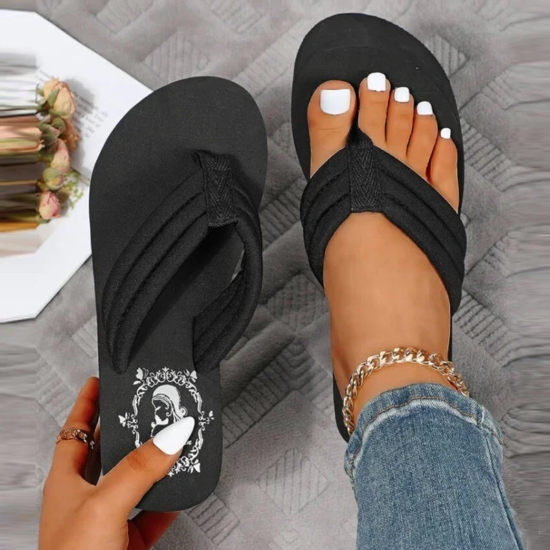 Women Fashion Slippers Super High Heels Beach Flip Flops Soft EVA Summer Shoes Woman Platform Slides 11CM Ladies Sandals