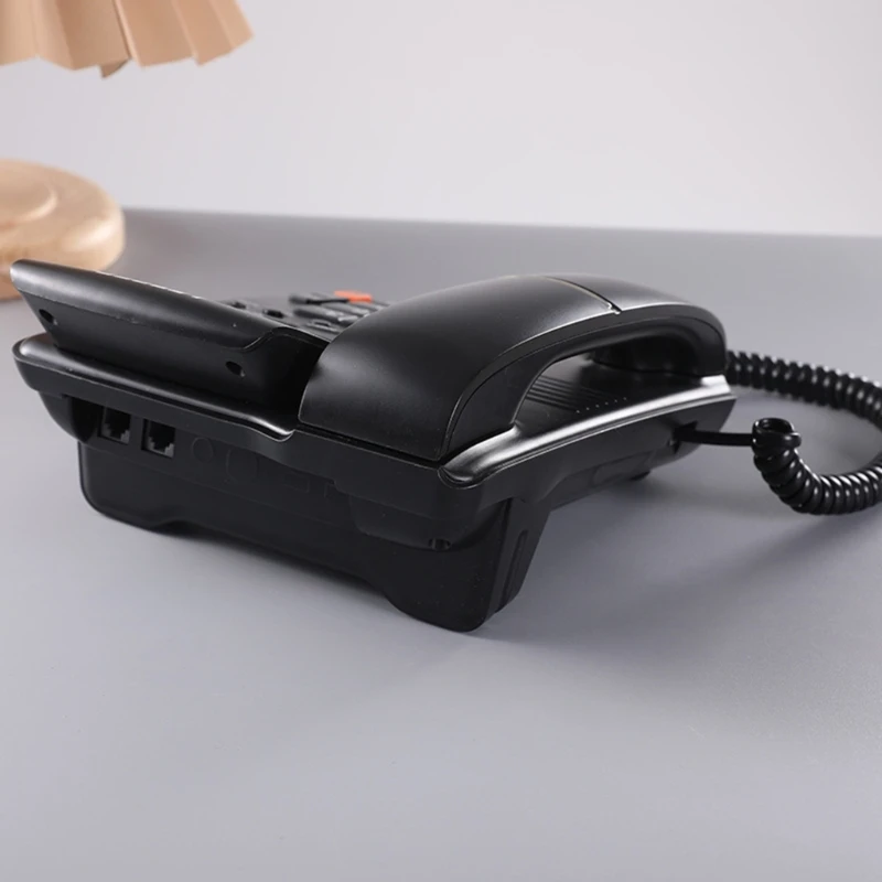 YYDS Fixed Telephone Two-line Operation Led Display Screen CallerID SupportsMute Hold Redial Hands Landline