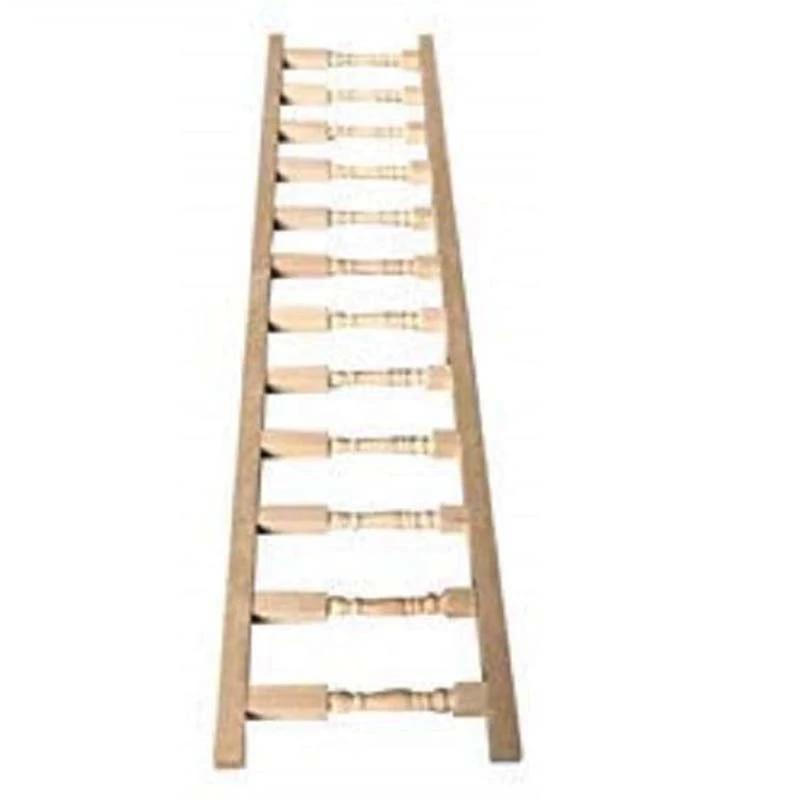 

Hot sale 1:12 Miniature Furniture Fence Handrail House Mini Fence Decoration Accessories
