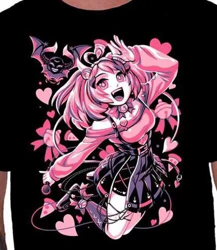 Vshojo Ironmouse Action T-Shirt Adult Sizes