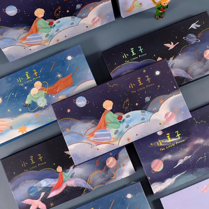 4 set/lot Kawaii little Prince Memo Pad Set Sticky Notes Cute N Times Stationery Label Notepad Bookmark Post School Supplies