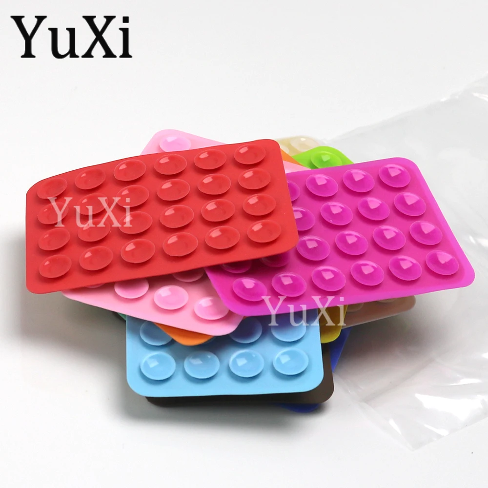 5 個の吸盤電話ケースマウントシリコーン粘着電話スタンド滑り止めゴム吸盤パッド電話ホルダー用裏打ち固定パッド