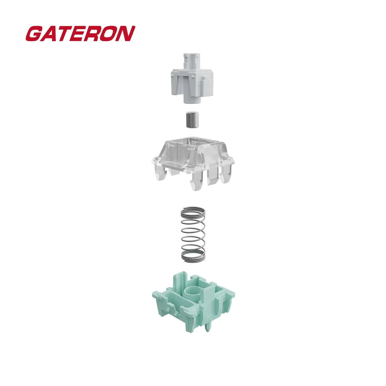 GATERON Commutateur de diversification magnétique KS-20 SMD RVB Linéaire DIY Personnalisé Mécanique Clavier Hall Capteur Réglage Gratuit Pré Voyage Wo18th