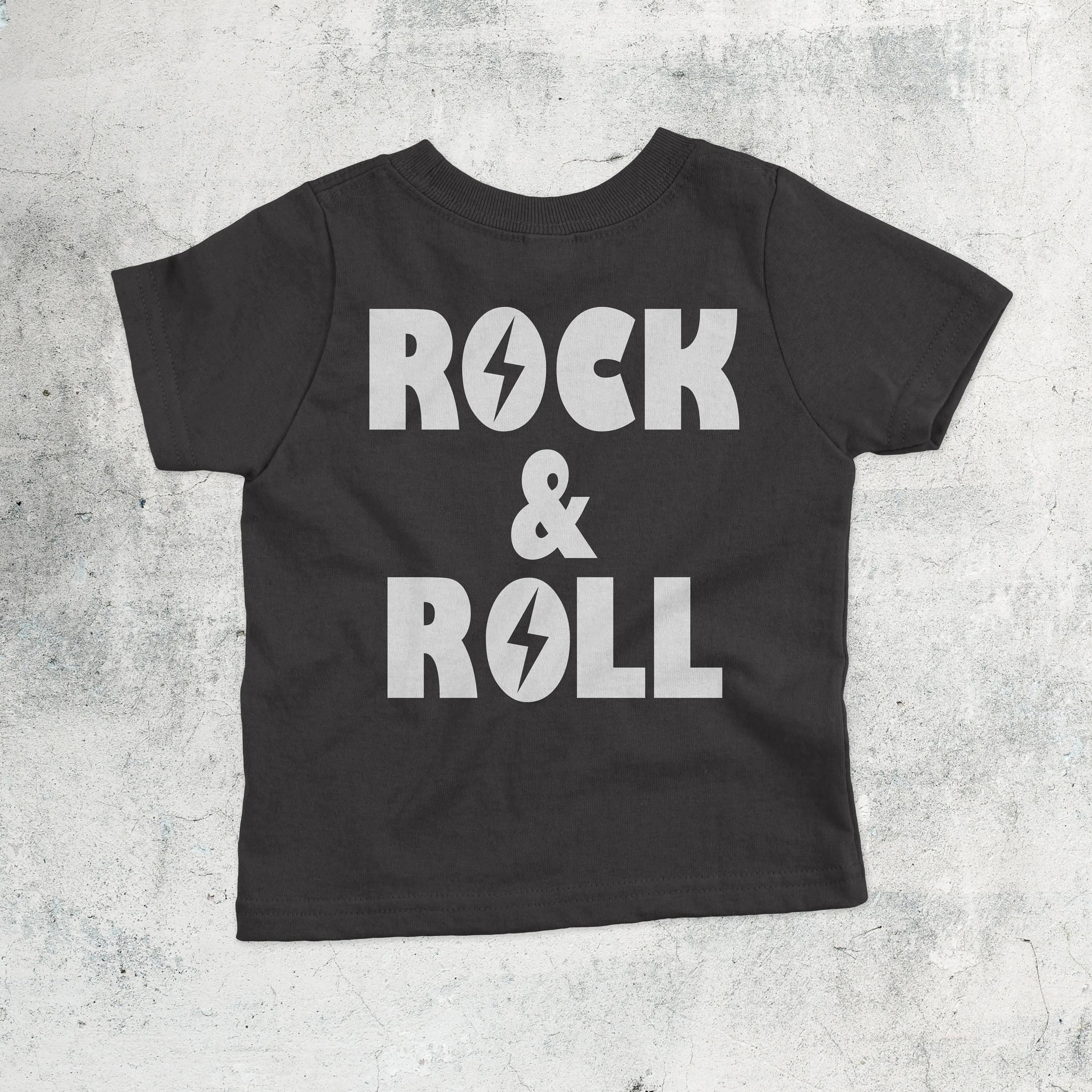 Rock N Roll T Shirt Girl Boy Vintage Fashion Retro 80's Kids Moms Dress Dads Perfect Holiday gift Heavy Metal