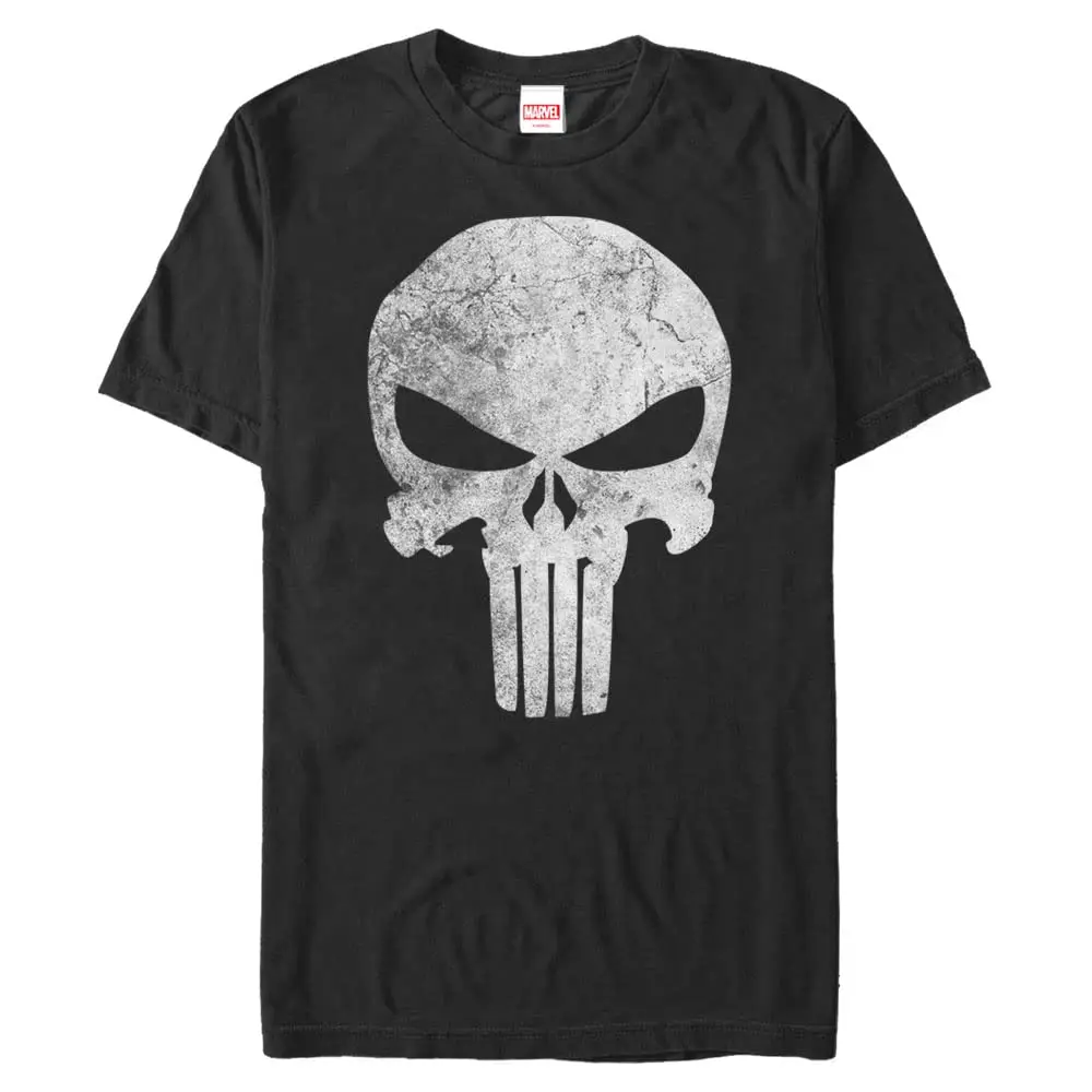 Big & Tall Classic Punisher Distresskull Men\'s Tops Short Sleeve Tee Shirt