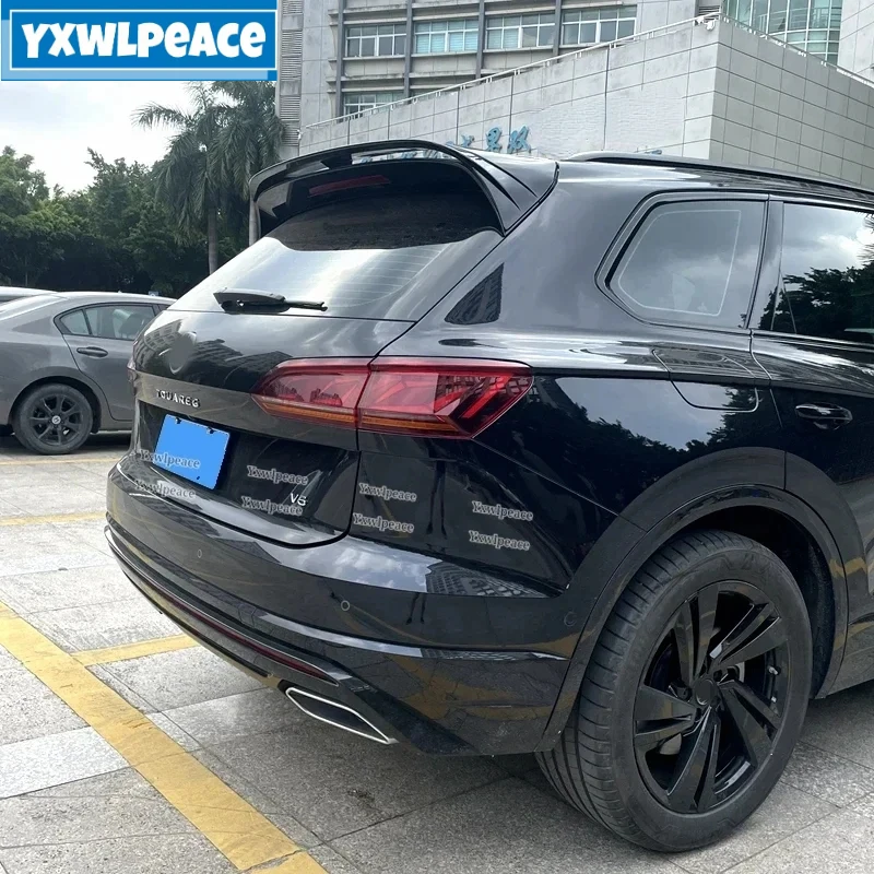 

For Volkswagen VW Touareg Spoiler 2019 2020 2021 2022 High Quality ABS Plastic Rear Roof Spoiler Trunk Wing Car Accessories