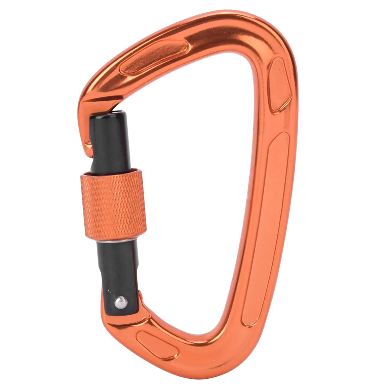 

7075 Aluminum Carabiner Clip - Anti-Slip D-Shaped Lock for climbing & Camping Gear