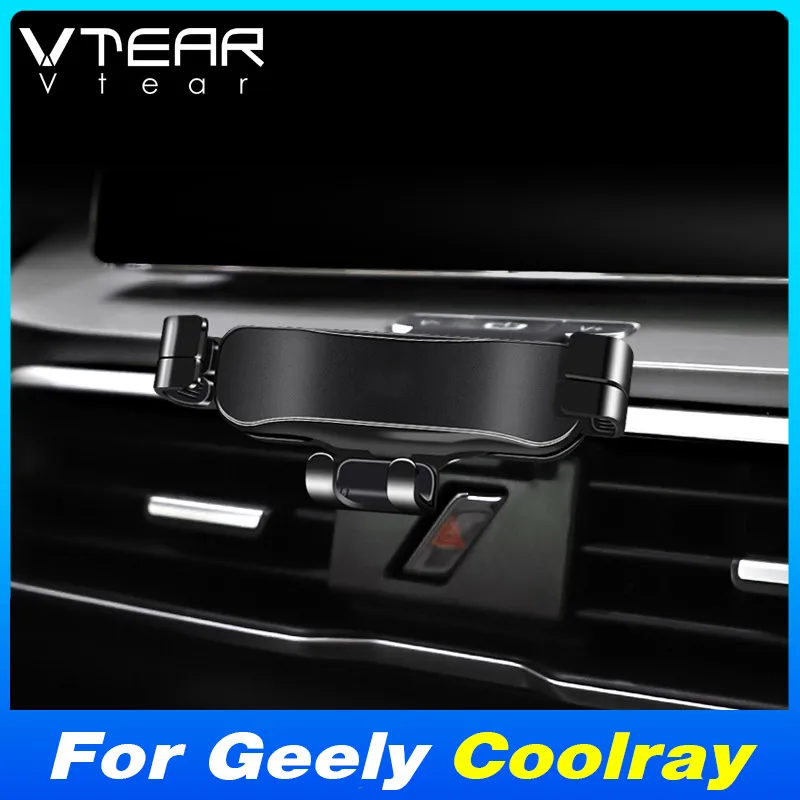 

Vtear Smartphone Car Holder Clip Mount Auto Bracket Hook Support Celular Baseus Accessories In Vent For Geely Coolary 2019-2021