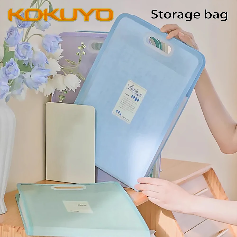 1PC New Japan KOKUYO Document File Holder A4 Folder Test Paper Folder Multi-layer Storage Artifact School Supplies Stationery