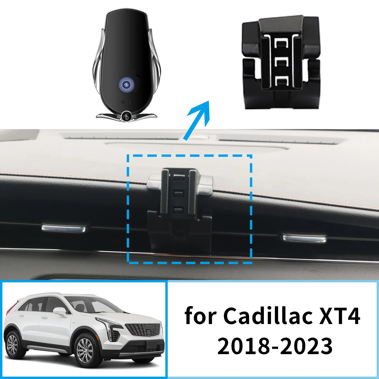 

Car Mobile Phone Holder for Cadillac XT4 2018~2023 GPS Bracket Navigation Stand Auto Accessories