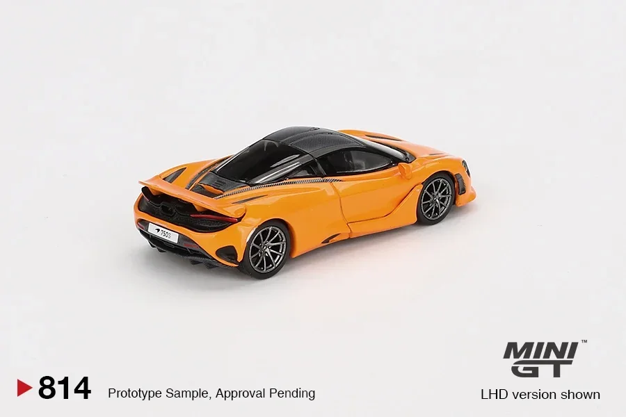 MINIGT 1:64 750S Orange Diecast Model Car