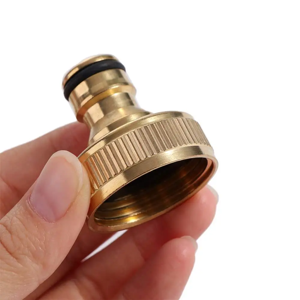 3/4 1 Inch Gardening Garden Tool Irrigation Brass Garden Water  Joints Nozzle Adapter Hose Fitting Thread Quick Connector