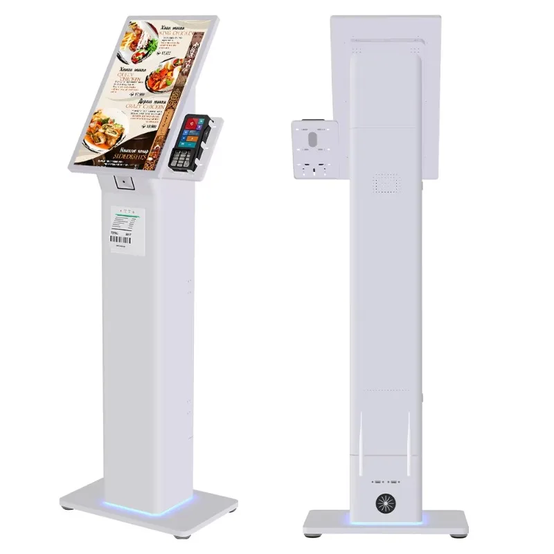 Touch Screen Kiosk MultitouchFull Screen Floor Standing Self-Service Ordering Kiosk