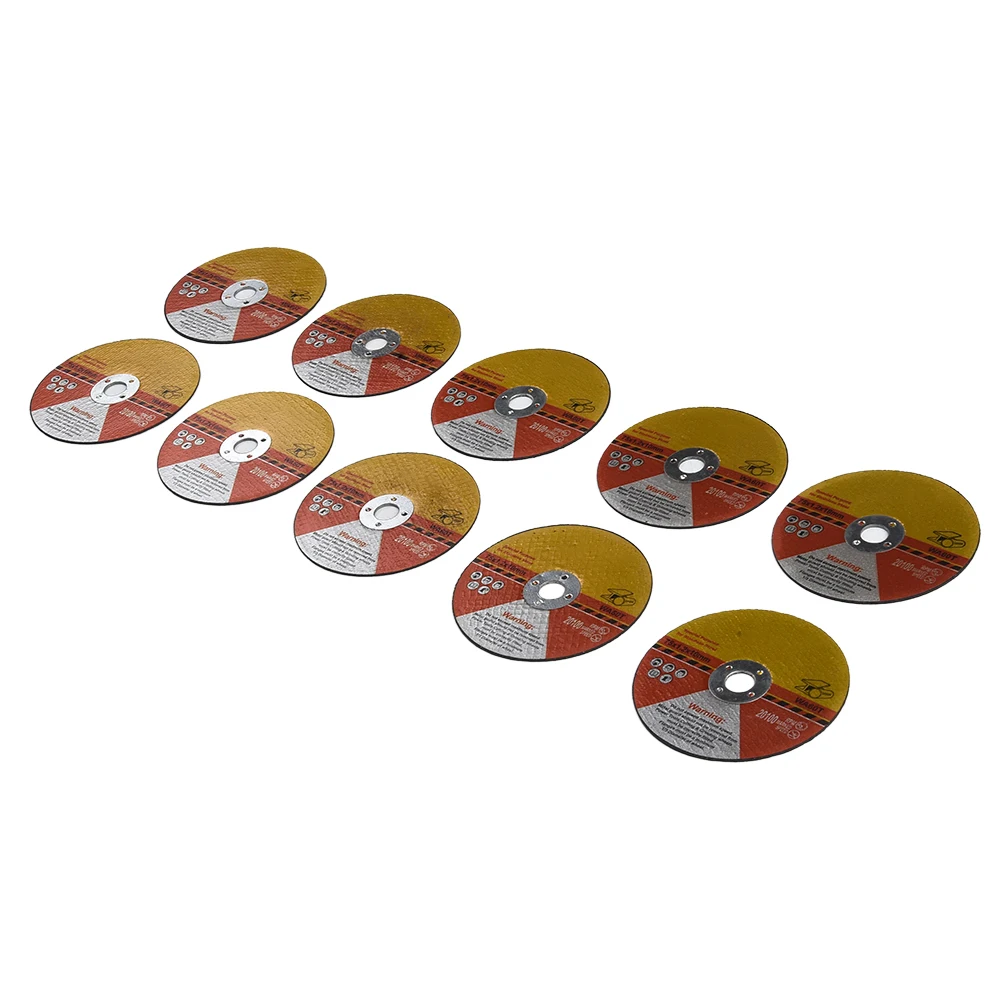 10pc Cutting Disc Circular Resin Saw Blade Grinding Wheel For Angle Grinder Saw Blades Fiber Reinforced Resin Inevitably