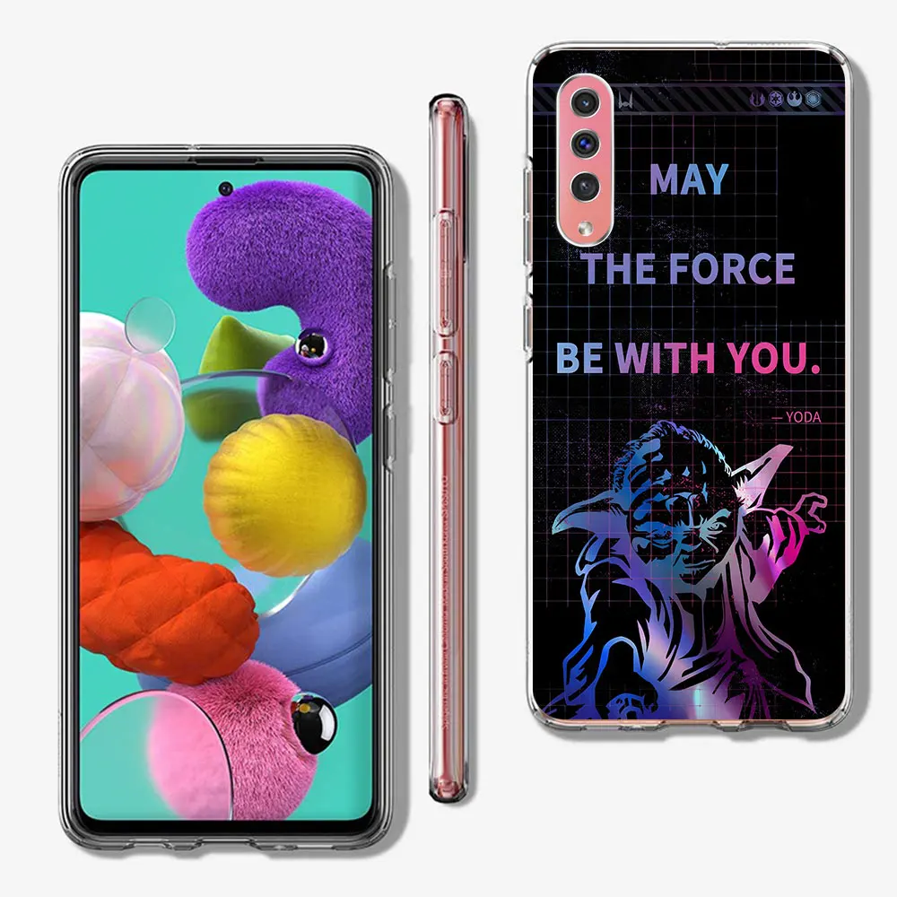 Yoda Darth Vader Obi-Wan Kenobi Case for Samsung Galaxy A70 A70s A20e A30s A8 A40 A50 A50s A20 A30 A7 A6 TPU Soft Phone Cover