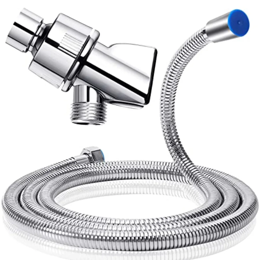 

Shower Hose with Arm Bracket, 69 inch Stainless Steel Showers Hose Replacement, Adjustable Handheld Showers Arm Holder, Flexibl